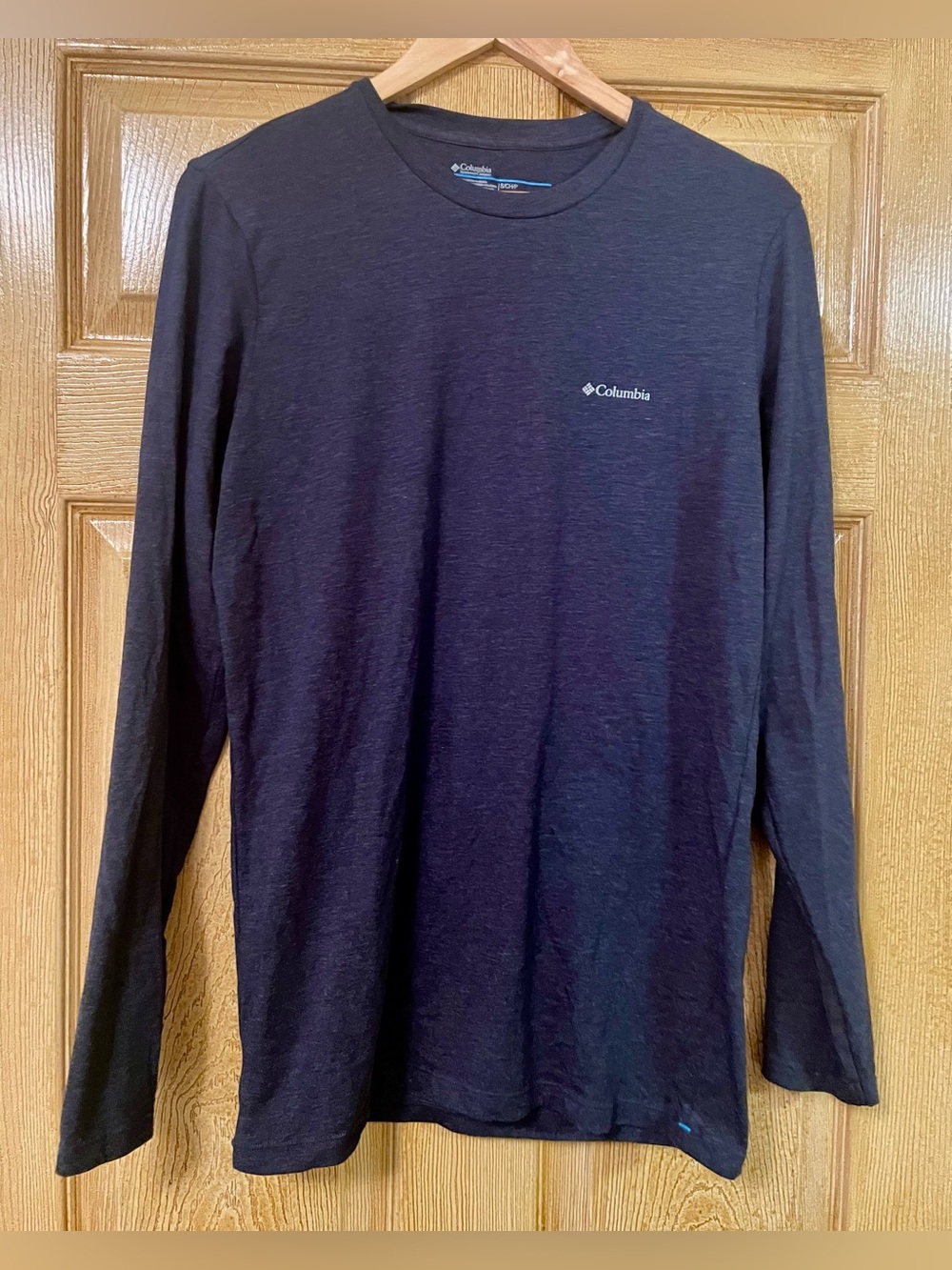 Columbia Men's Long Sleeve Crew Shirt - Blue size Small